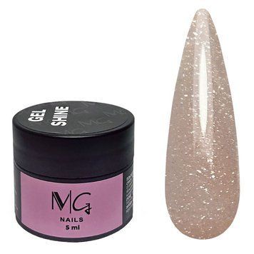 Гель для нарощування світловідбиваючий MG Nail Shine Gel №03 Caramel 5 мл 0000000020505 фото
