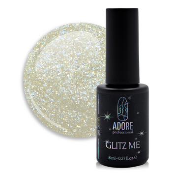 Гель-лак для ногтей Adore Gel Polish Glitz Me №04 Crystal 8 мл 0000000017083 фото