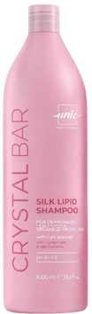 Шампунь для чувствительных к ломкости волос Unic Crystal Bar Silk Lipid 1000 мл 0000000022571 фото