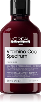 Шампунь для нейрализации желтых оттенков Loreal Vitamino Color Spectrum Purple Dyes 300 мл 0000000021261 фото
