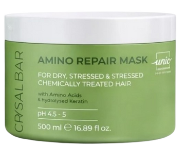 Маска для відновлення кортикальних пошкоджень Unic Crystal Bar Amino Repair 500 мл 0000000022567 фото