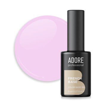 Основа для гель-лаку ADORE French Base №15 Baby Blush 8 мл 0000000015429 фото