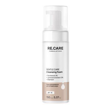 Пінка для вмивання для чутливої шкіри Re.Care Gentle Сare Cleansing Foam 150 мл 0000000021508 фото