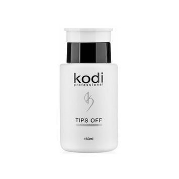 Рідина для зняття штучних нігтів Kodi Professional Tips Off 160 мл 0000000004985 фото
