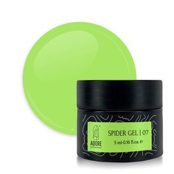 Гель-паутинка для ногтей ADORE Spider Gel №07 Green 5 мл 0000000013859 фото