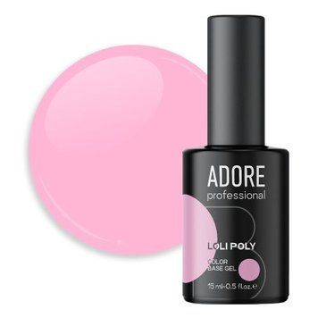 Основа для гель-лаку Adore Loli Poly Base №05 Рожевий 15 мл 0000000020529 фото