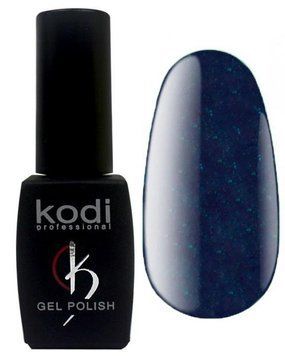 Гель-лак для ногтей Kodi Professional Aquamarine №AQ100 Темно-синий с зеленым шиммером 8 мл 0000000001929 фото