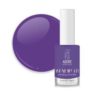 Лак для стемпінгу Adore Stamp №09 Viola 8 мл 0000000016245 фото